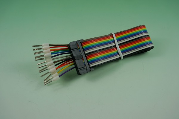 GR10607-012  IDC 三件式 彩排 to Ferrule FLAT CABLE 1